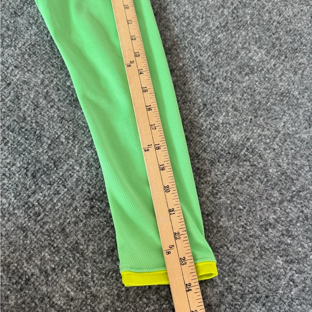 VTG Nike Dri Fit Women's Lime‎ Green Long Sleeve Crew Neck Casual Tee SZ Medium